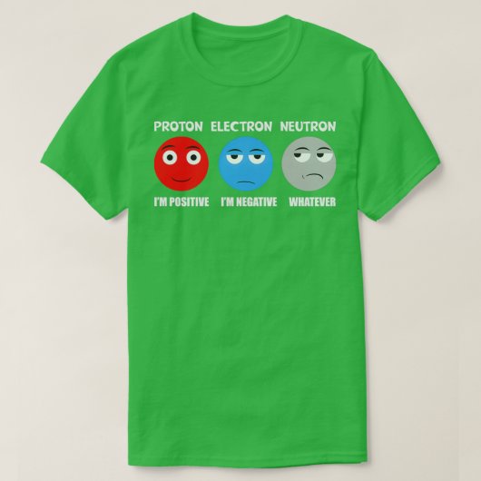 Proton Electron Neutron T-shirt (Design voorkant)