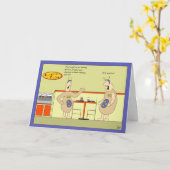 Proton Neutron Electron Verjaardag Kaart (Gele Bloem)