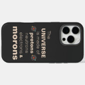 Protonen Neutronen Elektronen & Dwaas Case-Mate iPhone Case (Achterkant (horizontaal))