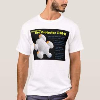 Protostar 340-K ruimteschip AD T-shirt