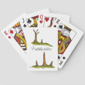 Prototaxites die kaarten afspelen (Achterkant)