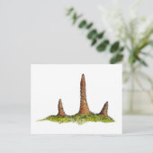 Prototaxites Fungi Briefkaart (Staand voorkant)