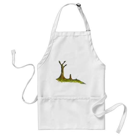 Prototaxites Lichens Apron Standaard Schort (Voorkant)