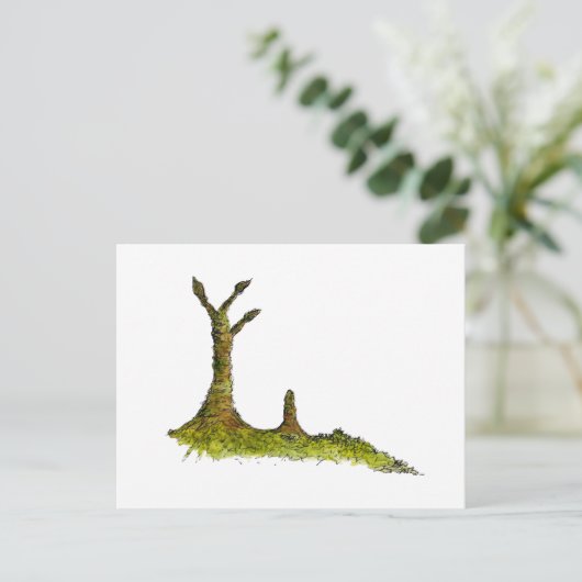 Prototaxites Lichens Briefkaart (Staand voorkant)