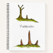 Prototaxites Spiral notebook Notitieboek (Voorkant)