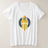 Protovate Greenie Head Grote Maat T-shirt (Design voorkant)