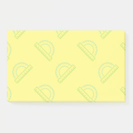 Protractor Wiskunde Pattern Post-it Notes