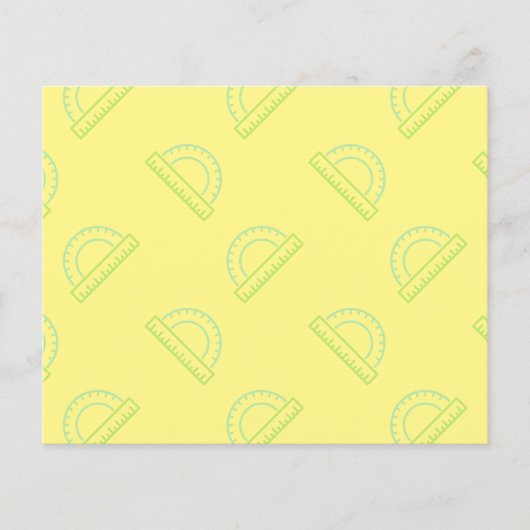 Protractor Wiskunde Pattern Post-it Notes (Voorkant)