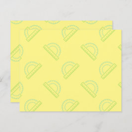 Protractor Wiskunde Pattern Post-it Notes