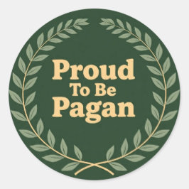Proud2BePagan Ronde Sticker
