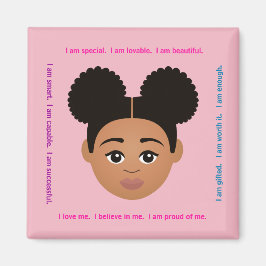 #Proud2BNaturalMe #Affirmations Locker Magneet