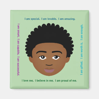 #Proud2BNaturalMe #Affirmations Locker Magneet
