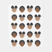 #Proud2BNaturalMe #AKA Fleece Deken (Voorkant)