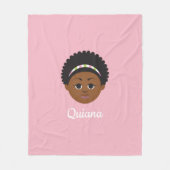 #Proud2BNaturalMe #AKA Fleece Deken (Voorkant)