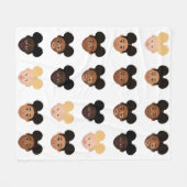 #Proud2BNaturalMe ALL Beauful Blanket Fleece Deken (Voorkant (Horizontaal))