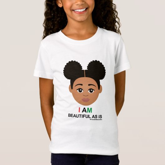 #Proud2BNaturalMe #BeaufulAsis CaramelComplexion T-shirt (Voorkant)