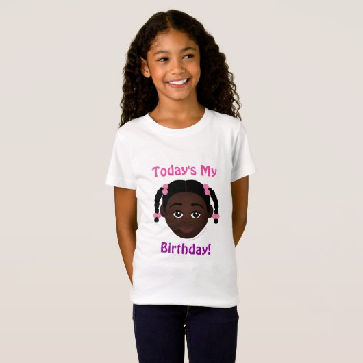 #Proud2BNaturalMe #Birthday T-Shirt (Voorkant volledig)