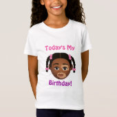 #Proud2BNaturalMe #Birthday T-Shirt #Vitiligo (Voorkant)