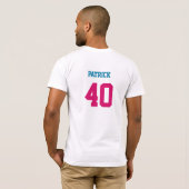 #Proud2BNaturalMe #Birthday #Vitiligo T-Shirt (Achterkant volledig)