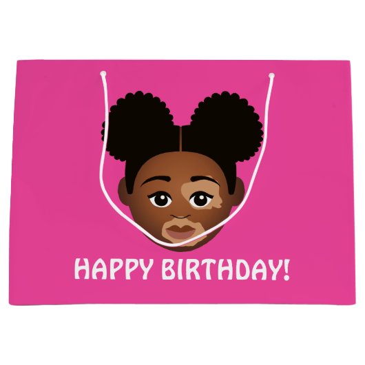 #Proud2BNaturalMe Choose-My-Complexion Birthday Groot Cadeauzakje (Voorkant)