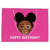 #Proud2BNaturalMe Choose-My-Complexion Birthday Groot Cadeauzakje (Achterkant)