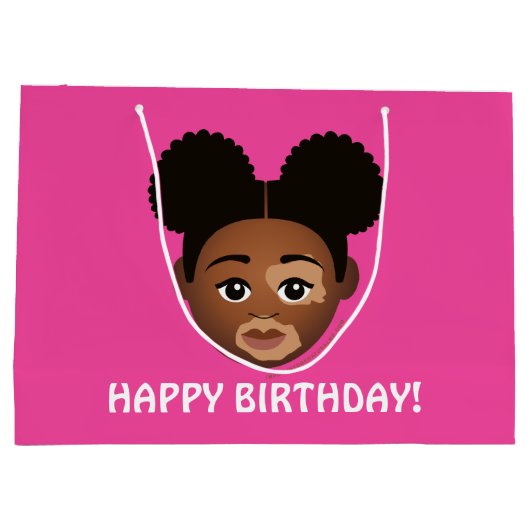 #Proud2BNaturalMe Choose-My-Complexion Birthday Groot Cadeauzakje (Achterkant)