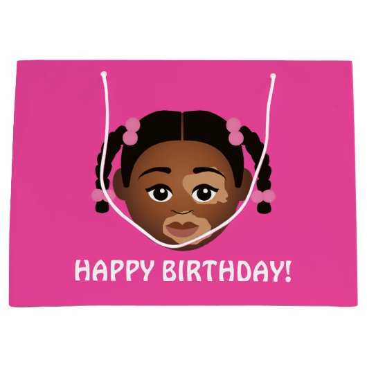 #Proud2BNaturalMe Choose-My-Complexion Birthday Groot Cadeauzakje (Voorkant)