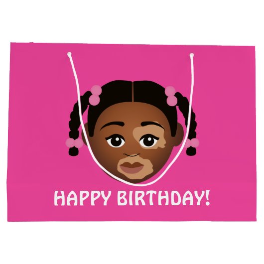 #Proud2BNaturalMe Choose-My-Complexion Birthday Groot Cadeauzakje (Achterkant)