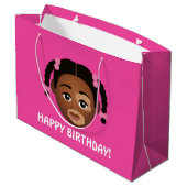 #Proud2BNaturalMe Choose-My-Complexion Birthday Groot Cadeauzakje (Achterkant Gekanteld)