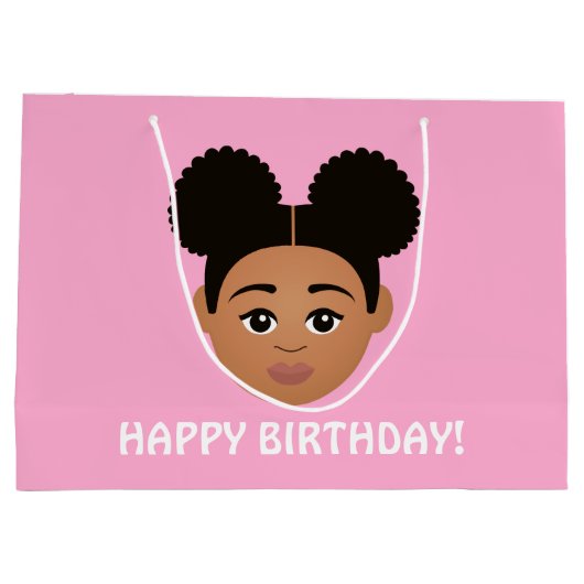 #Proud2BNaturalMe Choose-My-Complexion Birthday Groot Cadeauzakje (Achterkant)