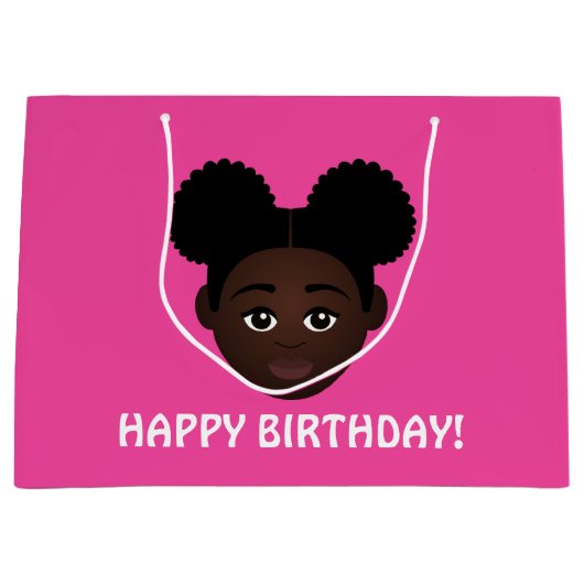 #Proud2BNaturalMe Choose-My-Complexion Birthday Groot Cadeauzakje (Voorkant)