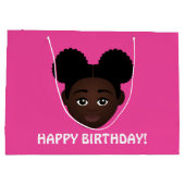 #Proud2BNaturalMe Choose-My-Complexion Birthday Groot Cadeauzakje (Achterkant)