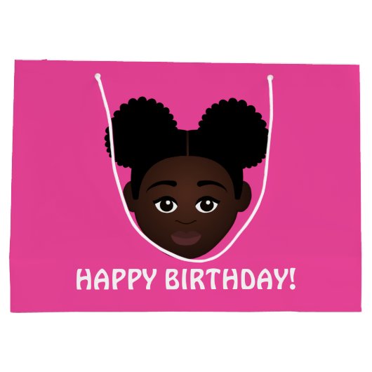 #Proud2BNaturalMe Choose-My-Complexion Birthday Groot Cadeauzakje (Achterkant)