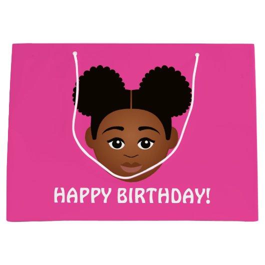 #Proud2BNaturalMe Choose-My-Complexion Birthday Groot Cadeauzakje (Voorkant)