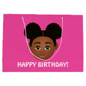 #Proud2BNaturalMe Choose-My-Complexion Birthday Groot Cadeauzakje (Achterkant)