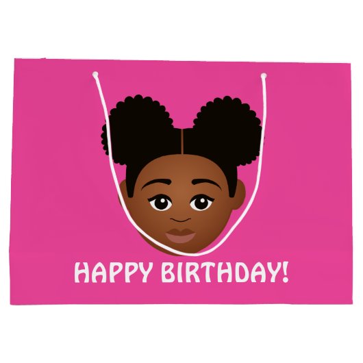#Proud2BNaturalMe Choose-My-Complexion Birthday Groot Cadeauzakje (Achterkant)