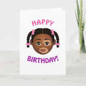#Proud2BNaturalMe Choose-My-Complexion Birthday Kaart (Voorkant)