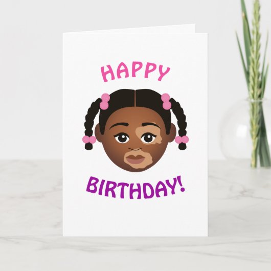 #Proud2BNaturalMe Choose-My-Complexion Birthday Kaart (Voorkant)