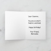 #Proud2BNaturalMe Choose-My-Complexion Birthday Kaart (Binnen)