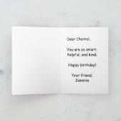 #Proud2BNaturalMe Choose-My-Complexion Birthday Kaart (Binnen)