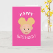 #Proud2BNaturalMe Choose-My-Complexion Birthday Kaart (Gele Bloem)