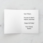 #Proud2BNaturalMe Choose-My-Complexion Birthday Kaart (Binnen)