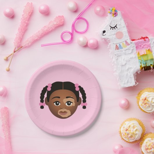 #Proud2BNaturalMe Choose-My-Complexion Birthday Papieren Bordje (Feest)