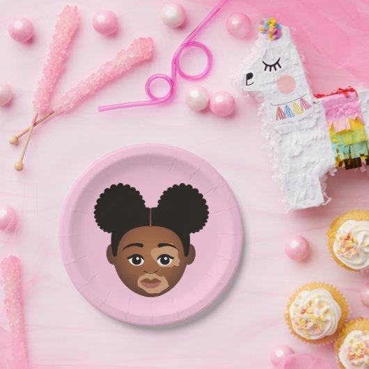 #Proud2BNaturalMe Choose-My-Complexion Birthday Papieren Bordje (Feest)