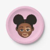 #Proud2BNaturalMe Choose-My-Complexion Birthday Papieren Bordje (Voorkant)