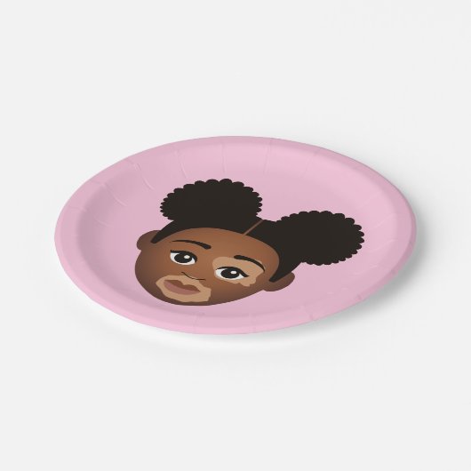 #Proud2BNaturalMe Choose-My-Complexion Birthday Papieren Bordje (Gekanteld)