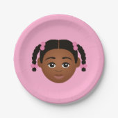 #Proud2BNaturalMe Choose-My-Complexion Birthday Papieren Bordje (Voorkant)