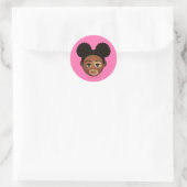 #Proud2BNaturalMe Choose-My-Complexion Ronde Sticker (Tas)