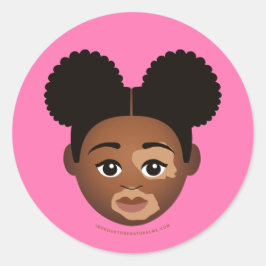 #Proud2BNaturalMe Choose-My-Complexion Ronde Sticker