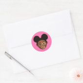 #Proud2BNaturalMe Choose-My-Complexion Ronde Sticker (Envelop)